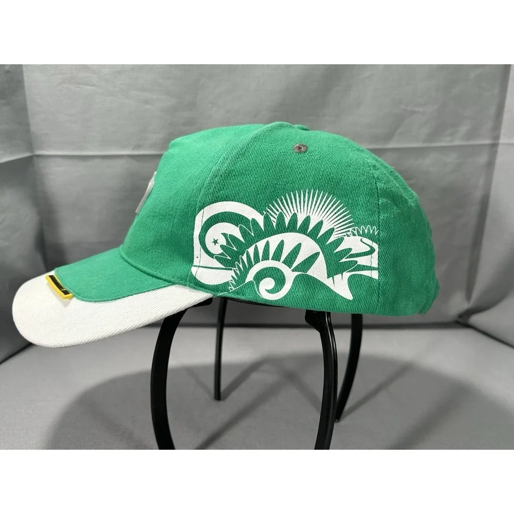 Castrol FIFA World Cup 2014 Brasil Hat adjustable buckle Green has‎ wear